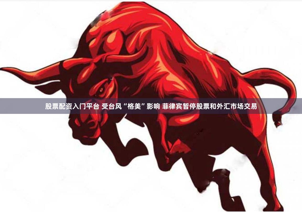 股票配资入门平台 受台风“格美”影响 菲律宾暂停股票和外汇市场交易